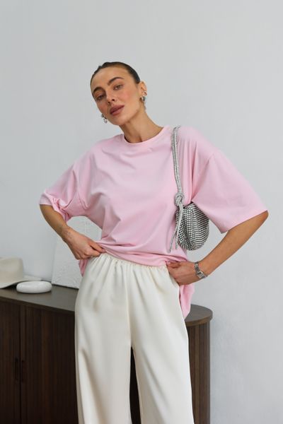 Футболка Oversize з корсетною шнурівкою 18069800011190 фото