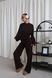Костюм в'язаний вельвет (кардиган zip + палацо максі) 74087900114725 фото 6