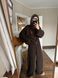 Костюм в'язаний вельвет (кардиган zip + палацо максі) 74087900114725 фото 13