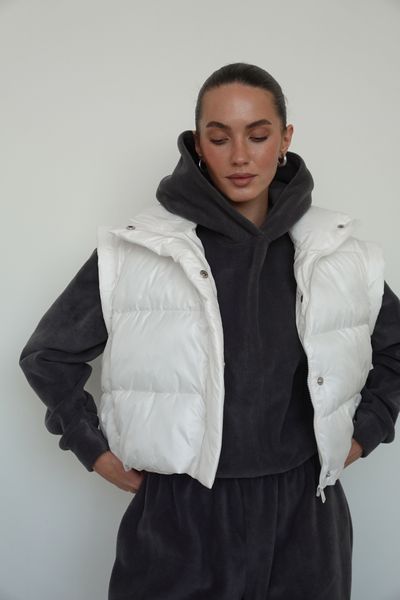 Жилет Puffy zip у варіації міні з крильцями 24058500012890 фото