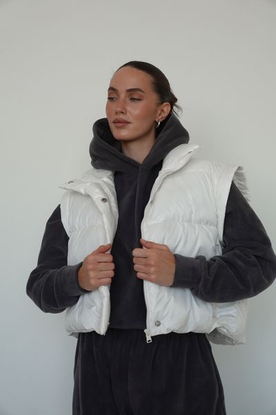 Жилет Puffy zip у варіації міні з крильцями 24058500012890 фото