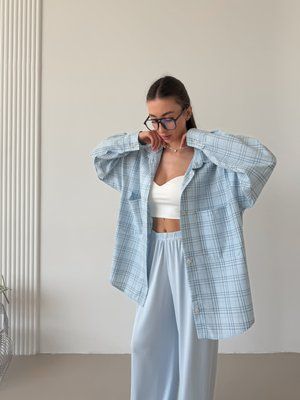 Картата дофамінова сорочка oversize 45081900011690 фото