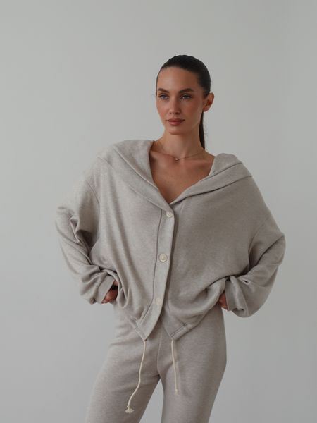 В'язаний трикотажний кардиган з капюшоном &laquo;Bella&raquo; 55201400011390 фото