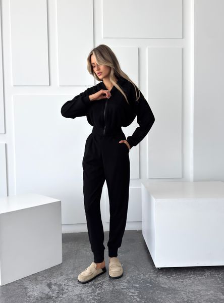 Костюм в&rsquo;язаний в рубчик ( худі zip + Джогери з рельєфами 55068100014625 фото